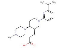 3-[(3R*,4S*)-1-(6-isopropylpyridin-2-yl)-4-(4-methylpiperazin-1-yl)piperidin-3-yl]propanoic acid