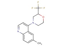 6-methyl-4-[2-(trifluoromethyl)morpholin-4-yl]quinoline