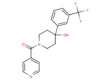 1-isonicotinoyl-4-[3-(trifluoromethyl)phenyl]-4-piperidinol