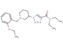 1-[1-(2-ethoxybenzyl)-3-piperidinyl]-N,N-diethyl-1H-1,2,3-triazole-4-carboxamide