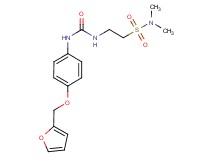 2-[({[4-(2-furylmethoxy)phenyl]amino}carbonyl)amino]-N,N-dimethylethanesulfonamide