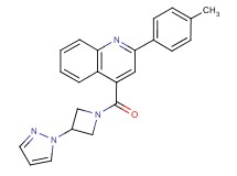2-(4-methylphenyl)-4-{[3-(1H-pyrazol-1-yl)-1-azetidinyl]carbonyl}quinoline