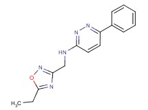 N-[(5-ethyl-1,2,4-oxadiazol-3-yl)methyl]-6-phenyl-3-pyridazinamine