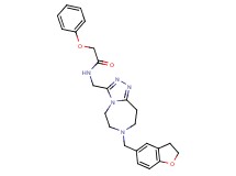 N-{[7-(2,3-dihydro-1-benzofuran-5-ylmethyl)-6,7,8,9-tetrahydro-5H-[1,2,4]triazolo[4,3-d][1,4]diazepin-3-yl]methyl}-2-phenoxyacetamide