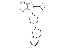2-cyclobutyl-3-[1-(1,2,3,4-tetrahydro-2-naphthalenyl)-4-piperidinyl]-3H-imidazo[4,5-b]pyridine