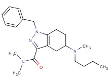 1-benzyl-5-[butyl(methyl)amino]-N,N-dimethyl-4,5,6,7-tetrahydro-1H-indazole-3-carboxamide