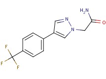 2-{4-[4-(trifluoromethyl)phenyl]-1H-pyrazol-1-yl}acetamide