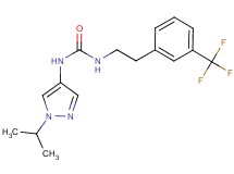 N-(1-isopropyl-1H-pyrazol-4-yl)-N'-{2-[3-(trifluoromethyl)phenyl]ethyl}urea