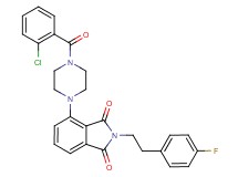 4-[4-(2-chlorobenzoyl)-1-piperazinyl]-2-[2-(4-fluorophenyl)ethyl]-1H-isoindole-1,3(2H)-dione