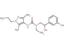 N'-(3,5-dimethyl-1-propyl-1H-pyrazol-4-yl)-N-ethyl-N-[2-hydroxy-2-(3-hydroxyphenyl)ethyl]urea