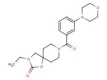 3-ethyl-8-(3-morpholin-4-ylbenzoyl)-1-oxa-3,8-diazaspiro[4.5]decan-2-one