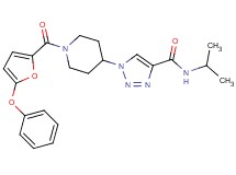 N-isopropyl-1-[1-(5-phenoxy-2-furoyl)-4-piperidinyl]-1H-1,2,3-triazole-4-carboxamide