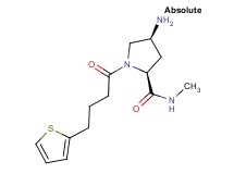 (2S,4S)-4-amino-N-methyl-1-[4-(2-thienyl)butanoyl]pyrrolidine-2-carboxamide