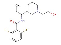 2,6-difluoro-N-{1-[1-(2-hydroxyethyl)-1,2,5,6-tetrahydropyridin-3-yl]propyl}benzamide