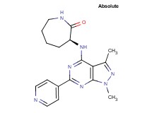 (3S)-3-{[1,3-dimethyl-6-(4-pyridinyl)-1H-pyrazolo[3,4-d]pyrimidin-4-yl]amino}-2-azepanone