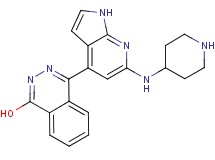4-[6-(piperidin-4-ylamino)-1H-pyrrolo[2,3-b]pyridin-4-yl]phthalazin-1-ol