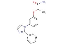 2-[3-(2-phenyl-1H-imidazol-1-yl)phenoxy]propanamide