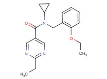 N-cyclopropyl-N-(2-ethoxybenzyl)-2-ethylpyrimidine-5-carboxamide
