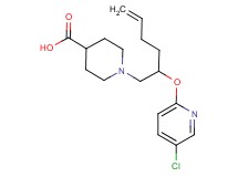 1-{2-[(5-chloropyridin-2-yl)oxy]hex-5-en-1-yl}piperidine-4-carboxylic acid