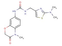 N-{[2-(dimethylamino)-1,3-thiazol-4-yl]methyl}-N'-(4-methyl-3-oxo-3,4-dihydro-2H-1,4-benzoxazin-7-yl)urea