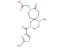 {1-methyl-4-[(2-methyl-1,3-thiazol-4-yl)carbonyl]-10-oxo-1,4,9-triazaspiro[5.6]dodec-9-yl}acetic acid