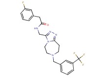 2-(3-fluorophenyl)-N-({7-[3-(trifluoromethyl)benzyl]-6,7,8,9-tetrahydro-5H-[1,2,4]triazolo[4,3-d][1,4]diazepin-3-yl}methyl)acetamide
