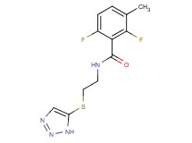 2,6-difluoro-3-methyl-N-[2-(1H-1,2,3-triazol-5-ylthio)ethyl]benzamide