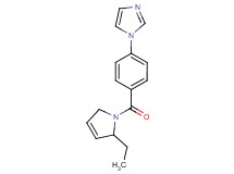 1-{4-[(2-ethyl-2,5-dihydro-1H-pyrrol-1-yl)carbonyl]phenyl}-1H-imidazole