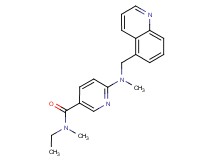 N-ethyl-N-methyl-6-[methyl(5-quinolinylmethyl)amino]nicotinamide