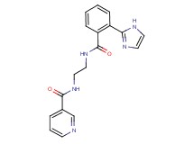 N-(2-{[2-(1H-imidazol-2-yl)benzoyl]amino}ethyl)nicotinamide