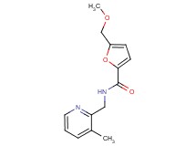 5-(methoxymethyl)-N-[(3-methylpyridin-2-yl)methyl]-2-furamide