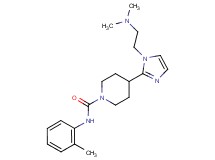 4-{1-[2-(dimethylamino)ethyl]-1H-imidazol-2-yl}-N-(2-methylphenyl)-1-piperidinecarboxamide