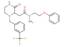 N-methyl-2-{3-oxo-1-[3-(trifluoromethyl)benzyl]-2-piperazinyl}-N-(2-phenoxyethyl)acetamide
