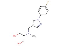 2-[{[1-(4-fluorophenyl)-1H-pyrazol-4-yl]methyl}(methyl)amino]propane-1,3-diol