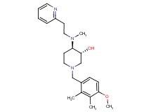 (3R*,4R*)-1-(4-methoxy-2,3-dimethylbenzyl)-4-{methyl[2-(2-pyridinyl)ethyl]amino}-3-piperidinol
