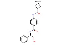 4-[(cyclobutylcarbonyl)amino]-N-[(1R)-2-hydroxy-1-phenylethyl]benzamide