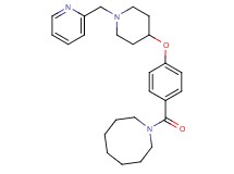 1-(4-{[1-(2-pyridinylmethyl)-4-piperidinyl]oxy}benzoyl)azocane