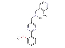 1-[2-(2-methoxyphenyl)pyrimidin-5-yl]-N-methyl-N-[(3-methylpyridin-4-yl)methyl]methanamine
