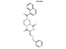 (3S,9aR)-3-[(benzyloxy)methyl]-8-(1-naphthoyl)tetrahydro-2H-pyrazino[1,2-a]pyrazine-1,4(3H,6H)-dione