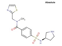 N-methyl-4-{[(3R)-3-pyrrolidinylamino]sulfonyl}-N-(1,3-thiazol-2-ylmethyl)benzamide hydrochloride