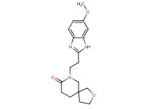 7-[2-(6-methoxy-1H-benzimidazol-2-yl)ethyl]-2-oxa-7-azaspiro[4.5]decan-8-one