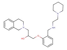 1-(3,4-dihydro-2(1H)-isoquinolinyl)-3-[2-({[2-(1-piperidinyl)ethyl]amino}methyl)phenoxy]-2-propanol