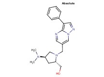 {(2S,4R)-4-(dimethylamino)-1-[(3-phenylpyrazolo[1,5-a]pyrimidin-6-yl)methyl]pyrrolidin-2-yl}methanol