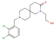 9-(2,3-dichlorobenzyl)-2-(2-hydroxyethyl)-2,9-diazaspiro[5.5]undecan-3-one