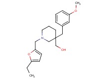 [1-[(5-ethyl-2-furyl)methyl]-3-(3-methoxybenzyl)-3-piperidinyl]methanol