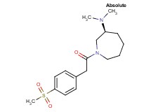 (3S)-N,N-dimethyl-1-{[4-(methylsulfonyl)phenyl]acetyl}azepan-3-amine