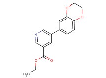 ethyl 5-(2,3-dihydro-1,4-benzodioxin-6-yl)nicotinate