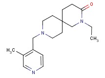 2-ethyl-9-[(3-methylpyridin-4-yl)methyl]-2,9-diazaspiro[5.5]undecan-3-one
