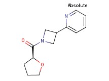 2-{1-[(2S)-tetrahydro-2-furanylcarbonyl]-3-azetidinyl}pyridine