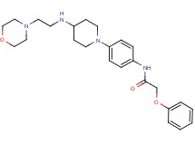 N-[4-(4-{[2-(4-morpholinyl)ethyl]amino}-1-piperidinyl)phenyl]-2-phenoxyacetamide